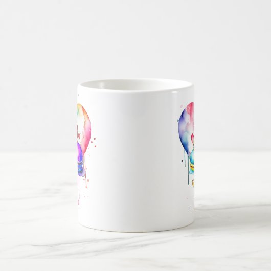 Aquarellfarben Kaffeetasse (Mittel)