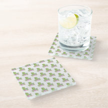 Aquarellfarben-Kaktus Blumenmuster Rosa Grün