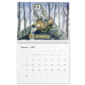 Aquarellfarben Kalender (Feb 2027)