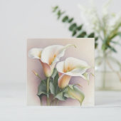 Aquarellfarben Karte (Stehend Vorderseite)