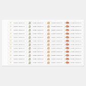 Aquarellfarben kennzeichnet Personalisierte Namen Etiketten (Blatt)