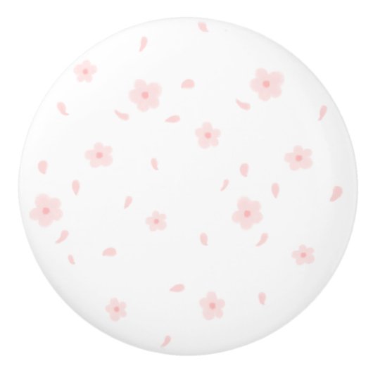 Aquarellfarben - Keramik Pull Keramikknauf (Vorderseite)