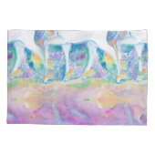 Aquarellfarben Kissenbezug (Rückseite)