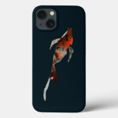 Aquarellfarben-Koi-Aquariendarstellung Case-Mate iPhone Hülle (Rückseite)