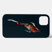 Aquarellfarben-Koi-Aquariendarstellung Case-Mate iPhone Hülle (Rückseite (Horizontal))