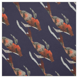 Aquarellfarben-Koi-Aquariendarstellung Stoff