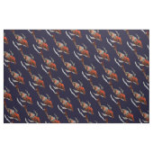 Aquarellfarben-Koi-Aquariendarstellung Stoff (Fat Quarter (45,7 x 55,9 cm))