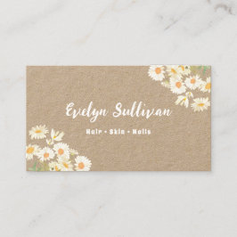 Aquarellfarben-Korbkarte Visitenkarte