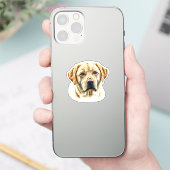 Aquarellfarben Labrador Retriever Aufkleber (Telefon)