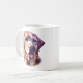 Aquarellfarben Labrador Retriever Kaffeetasse (Vorderseite Links)