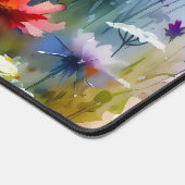Aquarellfarben Lebende Wildblumen Schreibtischunterlage (Ecke)