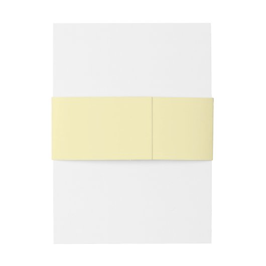 Aquarellfarben Lemons Grüngelb Einladungsbanderole (Rückseitenbeispiel)