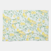 Aquarellfarben Lemons Muster Soft Pastell Lemon Geschirrtuch (Horizontal)