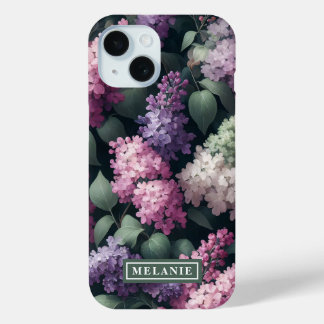 Aquarellfarben Lilac-Blume Personalisiert Case-Mate iPhone Hülle