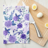 Aquarellfarben Lilacs Geschirrtuch (Viertel Falte)