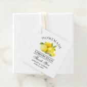 Aquarellfarben Limoncello Dank Tags Geschenkanhänger (Beispiel)