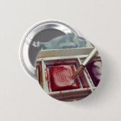 Aquarellfarben malen fotografische Drucke. Button (Vorne & Hinten)