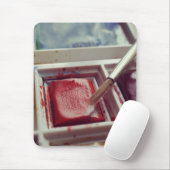 Aquarellfarben malen fotografische Drucke. Mousepad (Mit Mouse)