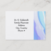 Aquarellfarben Medizinstationskarte Terminkarte (Rückseite)