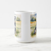 Aquarellfarben Miniatur Schnauzer - Hunde Kunst dr Kaffeetasse (Mittel)