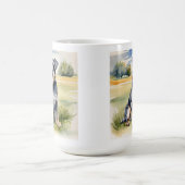 Aquarellfarben Miniatur Schnauzer - Hunde Kunst dr Kaffeetasse (Mittel)