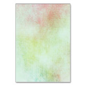 Aquarellfarben mit Blumenmotiven Tischnummer (Rückseite)