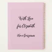 Aquarellfarben mit geometrischer Struktur aus Blum Planer (Rückseite)