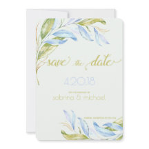 Aquarellfarben Moderne Boho Leafy Branchen STD