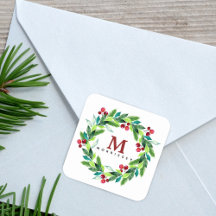 Aquarellfarben-Monogramm