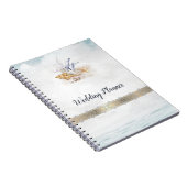 Aquarellfarben-Muscheln, SeenNotebook Notizblock (Rechte Seite)