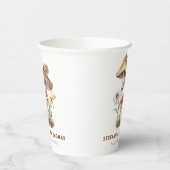 Aquarellfarben Mushroom Baby Shooting Paper Cups | Pappbecher (Links)