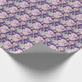 Aquarellfarben Nahtlose Blume Geschenkpapier (Ecke)