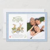 Aquarellfarben, Niedliche Osterkarte für Fotos der Einladung (Vorderseite)