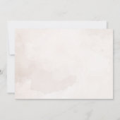 Aquarellfarben Niedlicher Drache Geburtstag Danke Einladung (Rückseite)