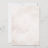 Aquarellfarben Niedlicher Drache Geburtstag Danke  Einladung (Rückseite)