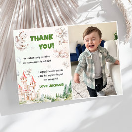 Aquarellfarben Niedlicher Drache Geburtstag Danke Einladung