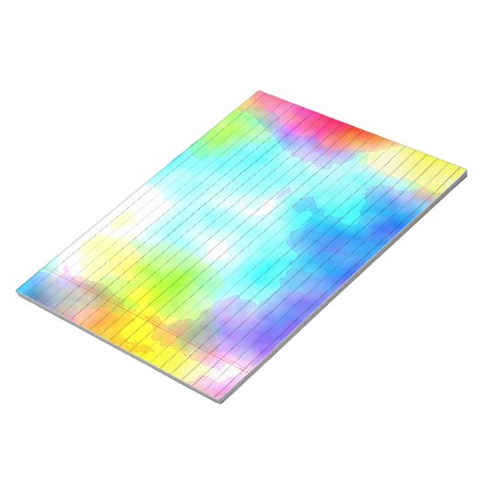 Aquarellfarben - Notepad Notizblock (angewinkelt)