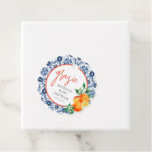 Aquarellfarben Orange Italienische Grazie Gefällig Geschenkanhänger (Beispiel)