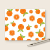 Aquarellfarben Orangen Zitrusfrüchte Mitteilungskarte