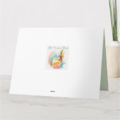 Aquarellfarben Osterillustrierungskarte Karte (Rückseite)