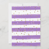 Aquarellfarben Osterpanda Frühlingsblumen Geburtst Einladung (Rückseite)