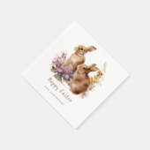 Aquarellfarben Osterreich Napkins Serviette (Ecke)
