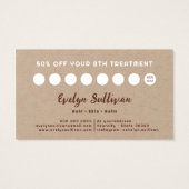 Aquarellfarben-Papiertafeltreuekarte (Rückseite)