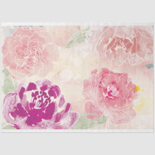 Aquarellfarben - Papiertaschentücher Seidenpapier