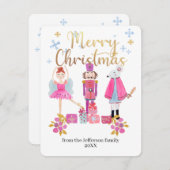 Aquarellfarben Pastell Nutcracker Weihnachten (Vorne/Hinten)