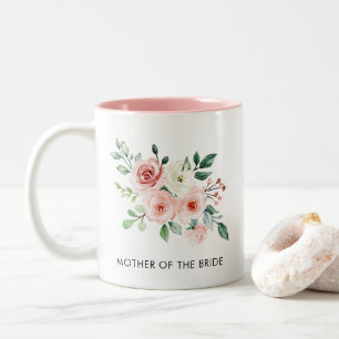 Aquarellfarben Personalisiert rosa Zweifarbige Tasse