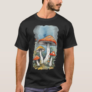 Aquarellfarben-Pilze T-Shirt