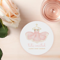 Aquarellfarben Pink & Gold Tutu Erregte Kinderdusc