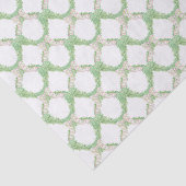 Aquarellfarben Pink & Green Butterfly Bows Garland Seidenpapier (Ausschnitt)