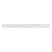 Aquarellfarben Pink & Green Golf Cart Ripsband (Vorderseite)